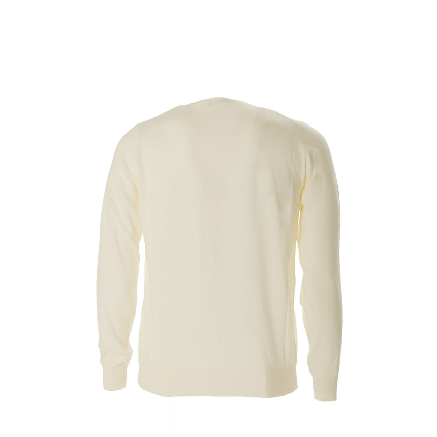 WHITE CREWNECK PULLOVER
