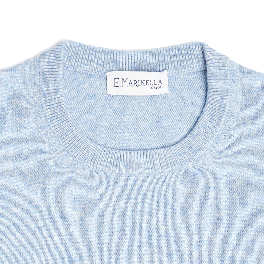 LIGHT BLUE CREWNECK SWEATER