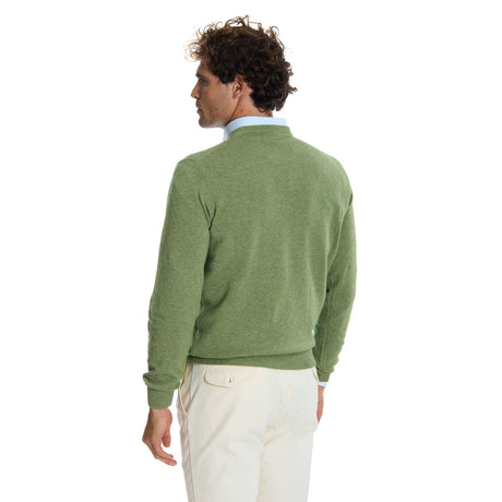 MAGLIONE GIROCOLLO VERDE CHIARO
