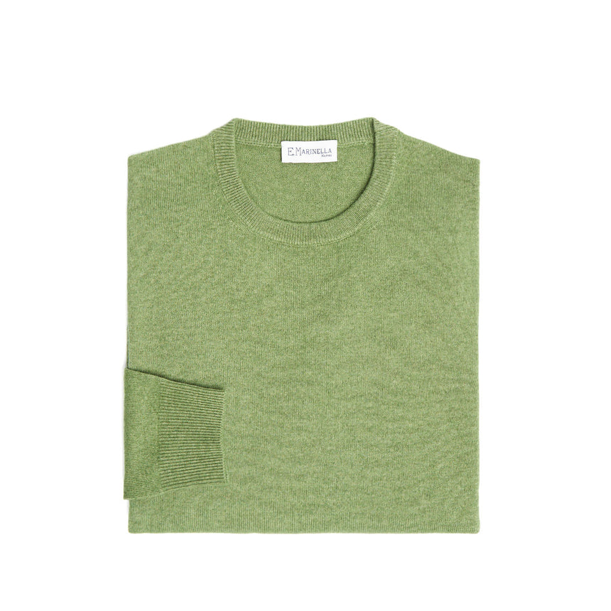 LIGHT GREEN CREWNECK SWEATER
