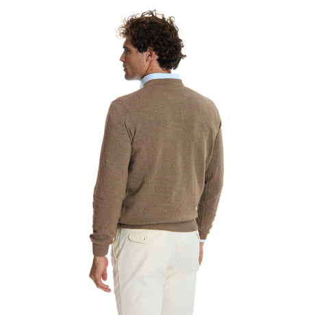 TAUPE COLOUR CREWNECK SWEATER