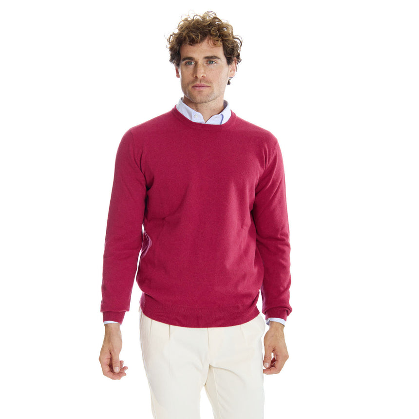 RED CREWNECK SWEATER