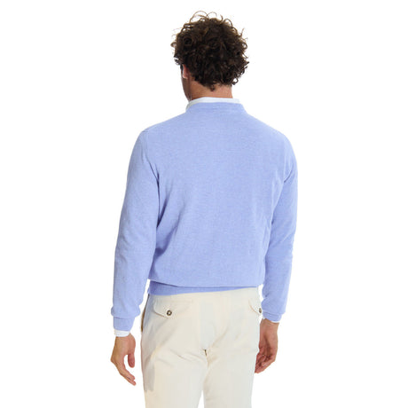 LIGHT BLUE CREWNECK SWEATER