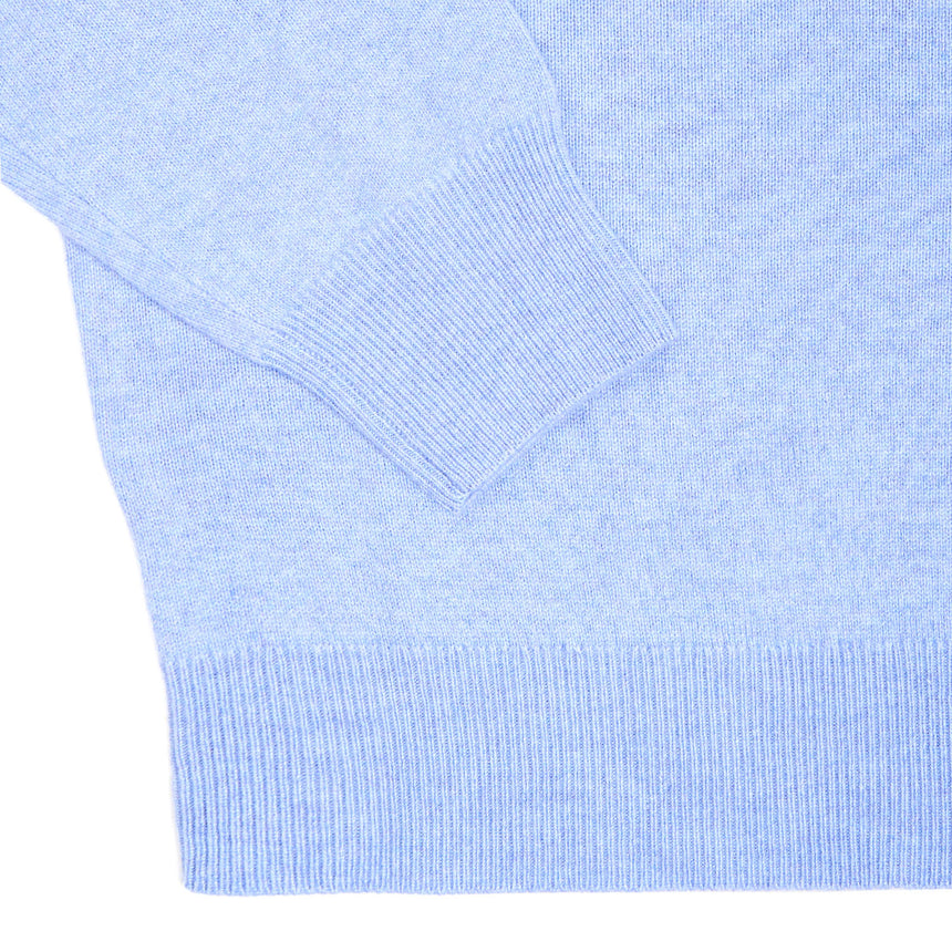 MAGLIONE GIROCOLLO AZZURRO