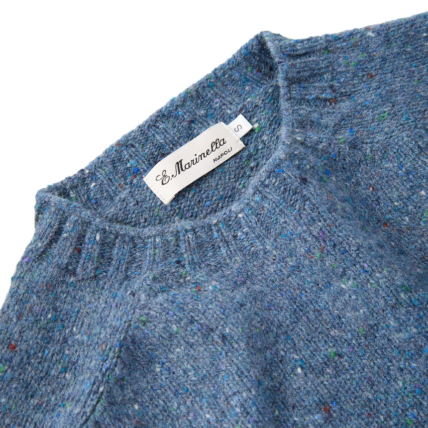 BLUE SHETLAND SWEATER