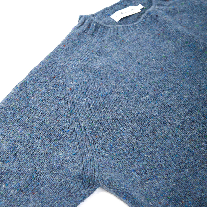 BLUE SHETLAND SWEATER