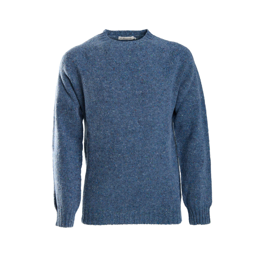 BLUE SHETLAND SWEATER
