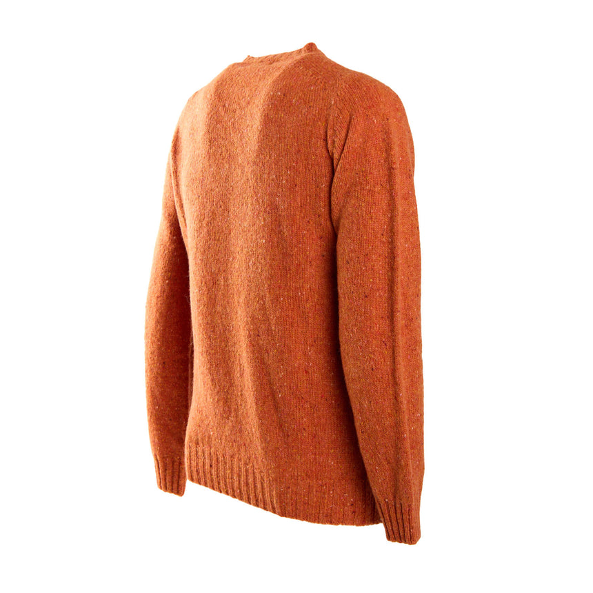 ORANGE SHETLAND SWEATER