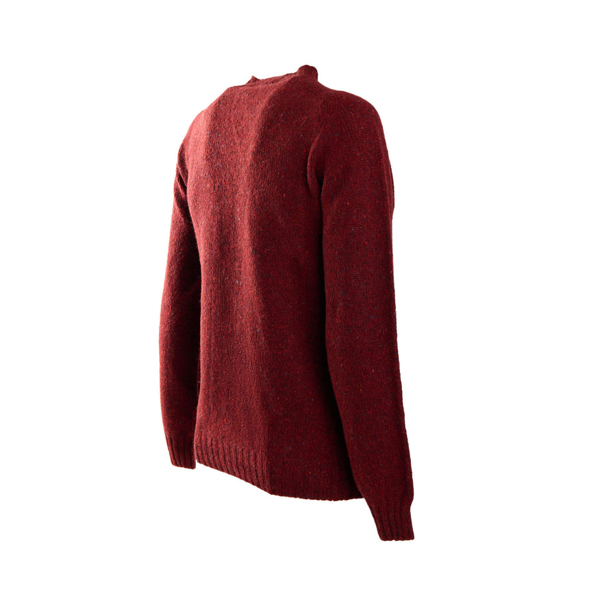 BURGUNDY SHETLAND SWEATER