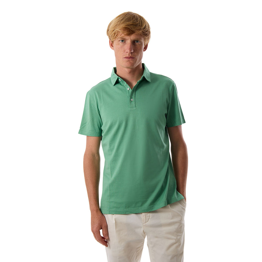 POLO MANICA CORTA VERDE CHIARO