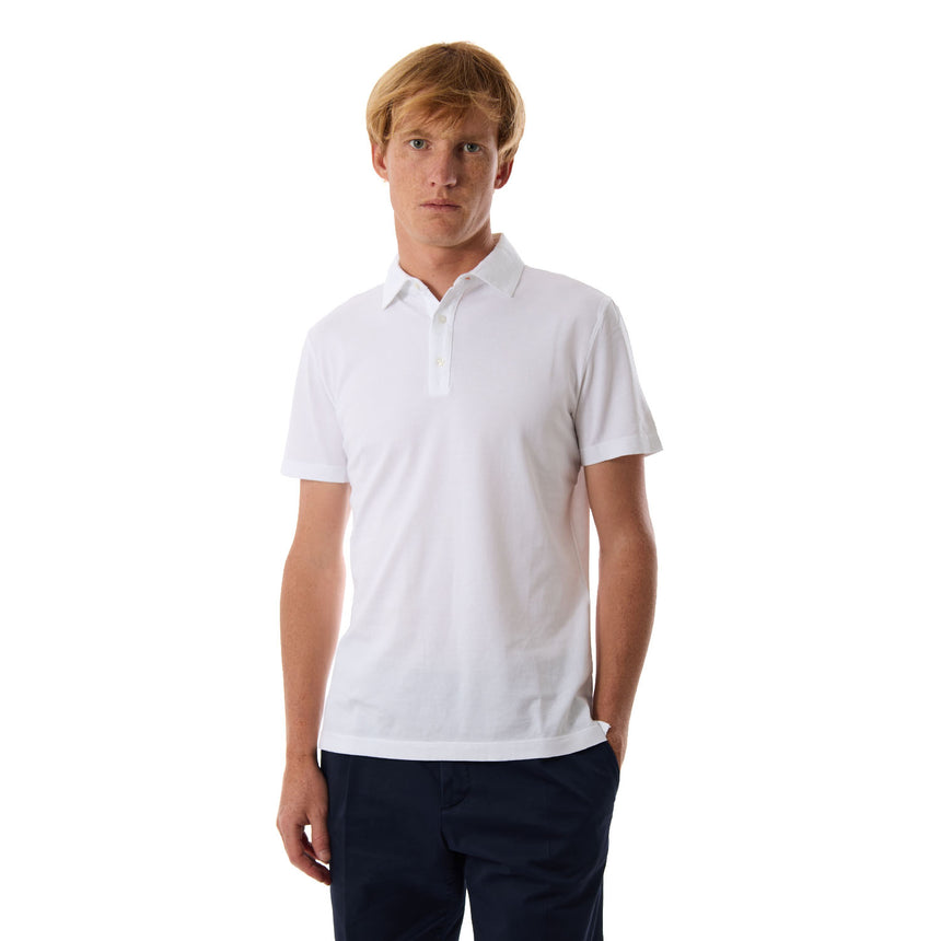 POLO MANICA CORTA BIANCA