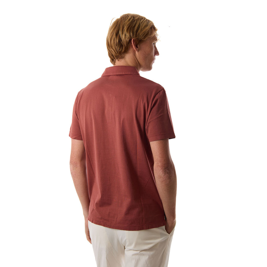 POLO MANICA CORTA MARRONE CHIARO
