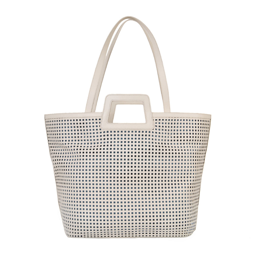 WHITE MAXI BEACH BAG