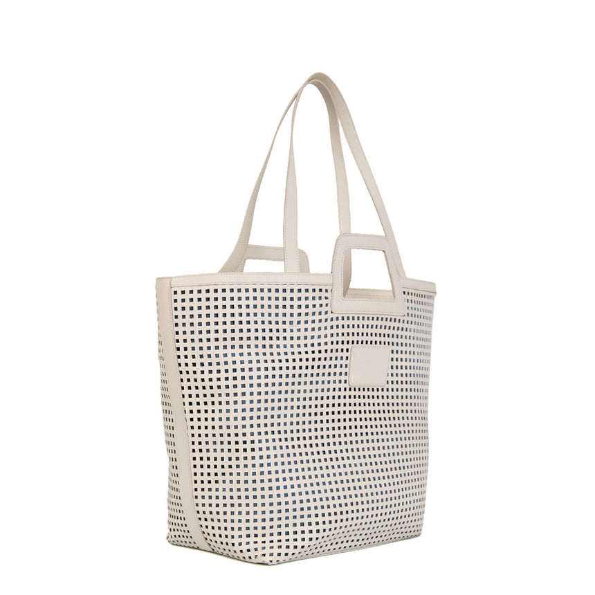 WHITE MAXI BEACH BAG
