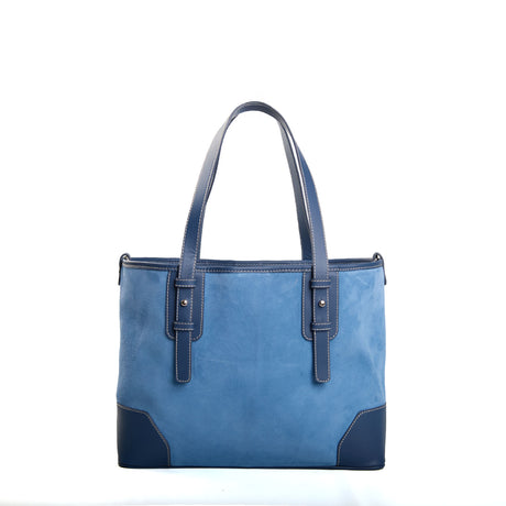 POWDER BLUE MIDI TOTE BAG