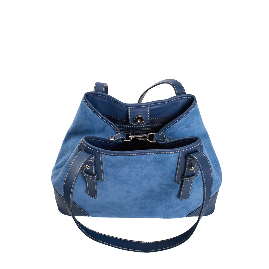 POWDER BLUE MIDI TOTE BAG