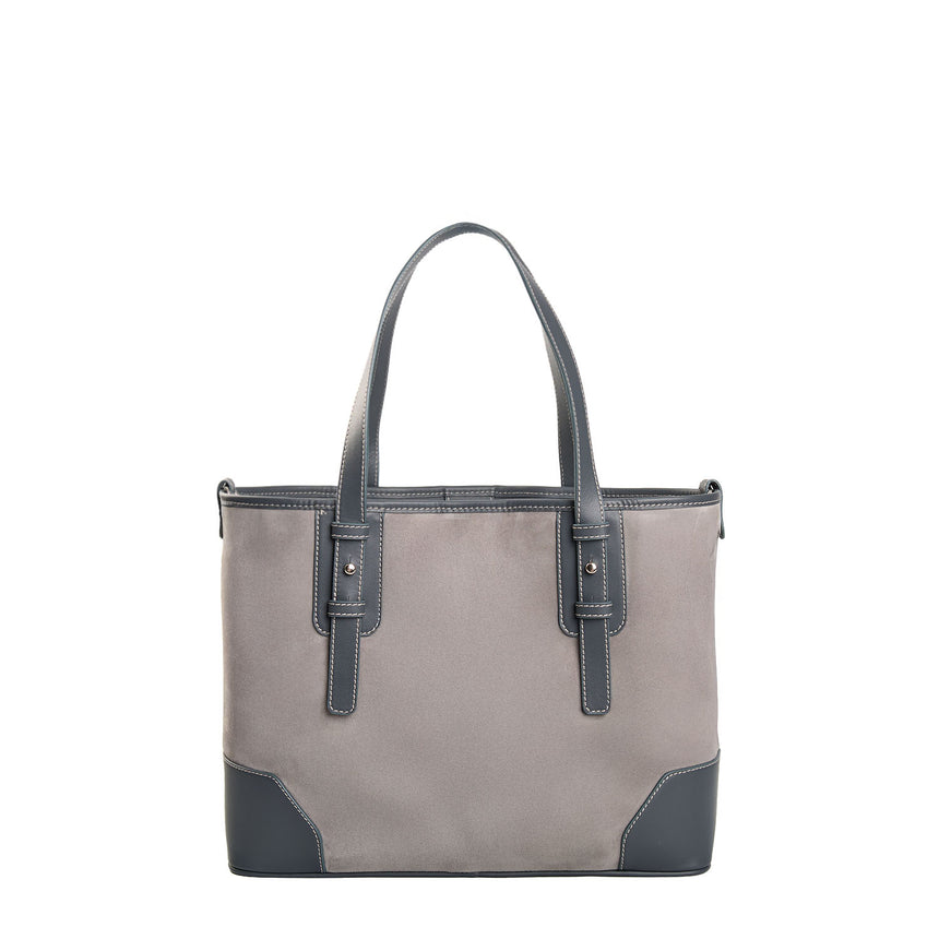 GREY MIDI TOTE BAG