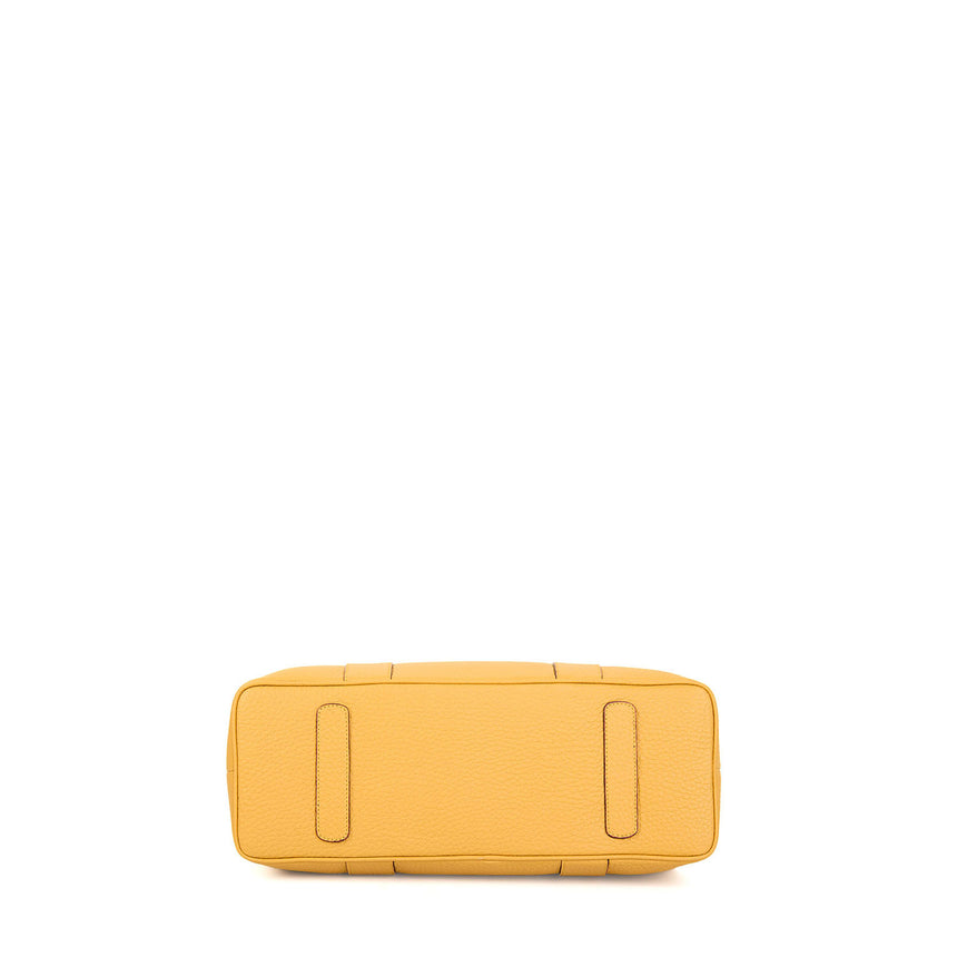 MIDI TOTE BAG SIDE BUCKLES GIALLA