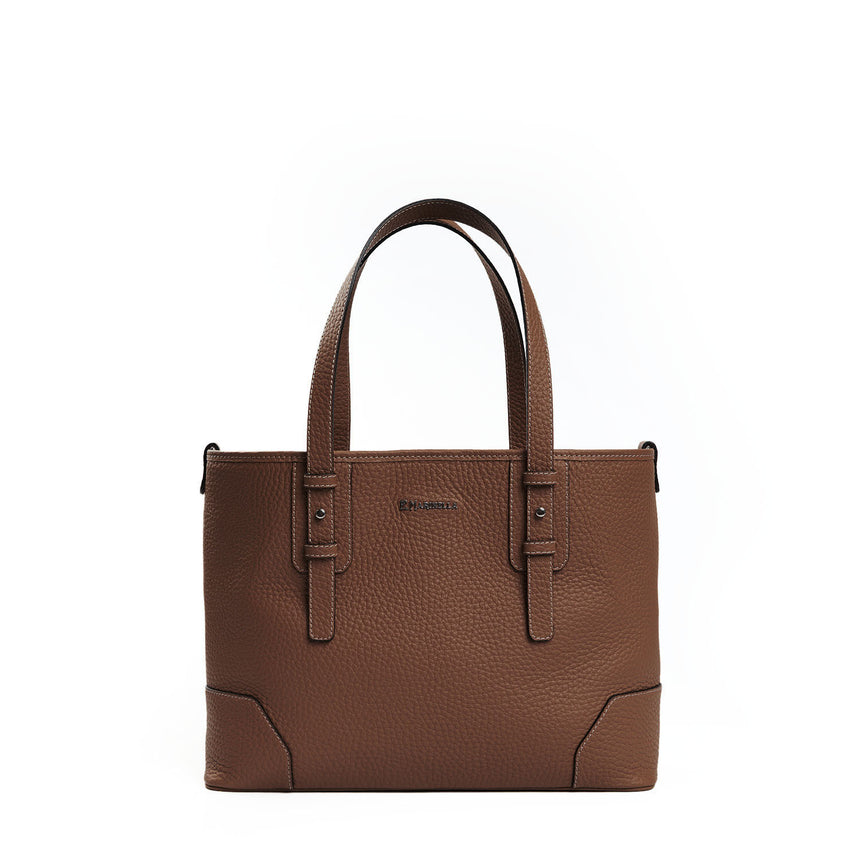 DARK BROWN MIDI TOTE BAG