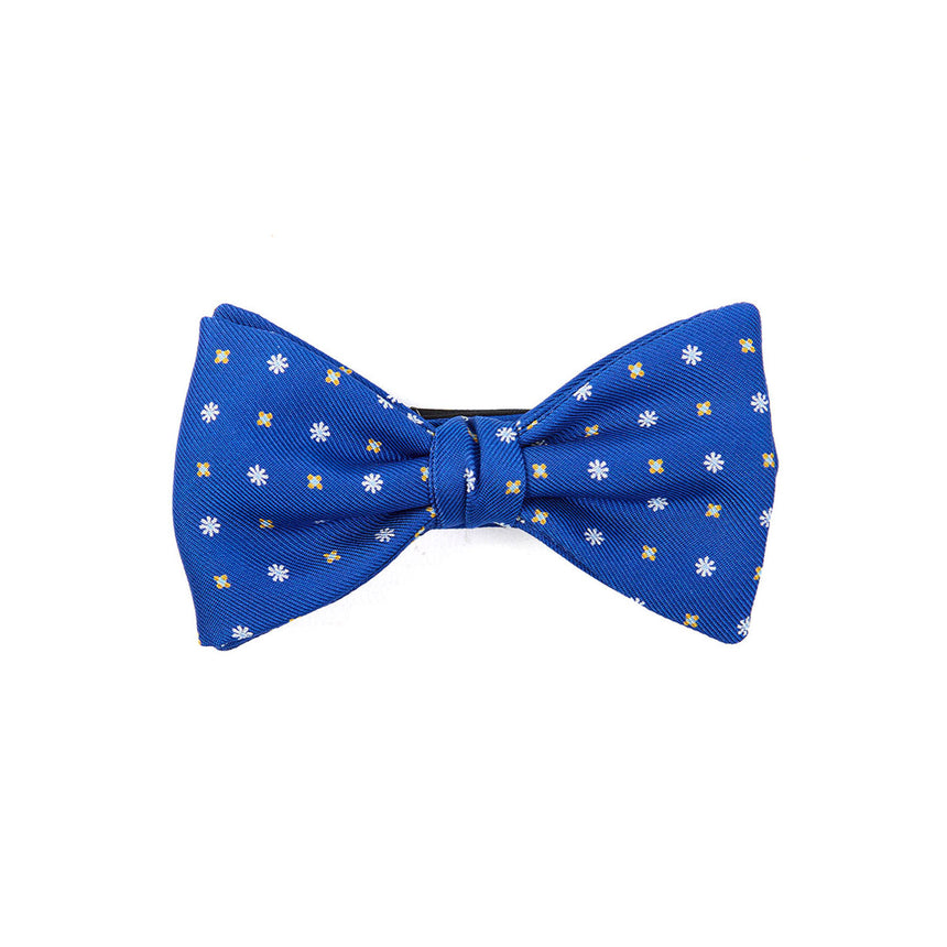 PAPILLON ANNODATO IN SETA BLUETTE