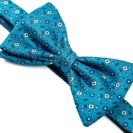 MID BLUE PRE-KNOTTED BOWTIE