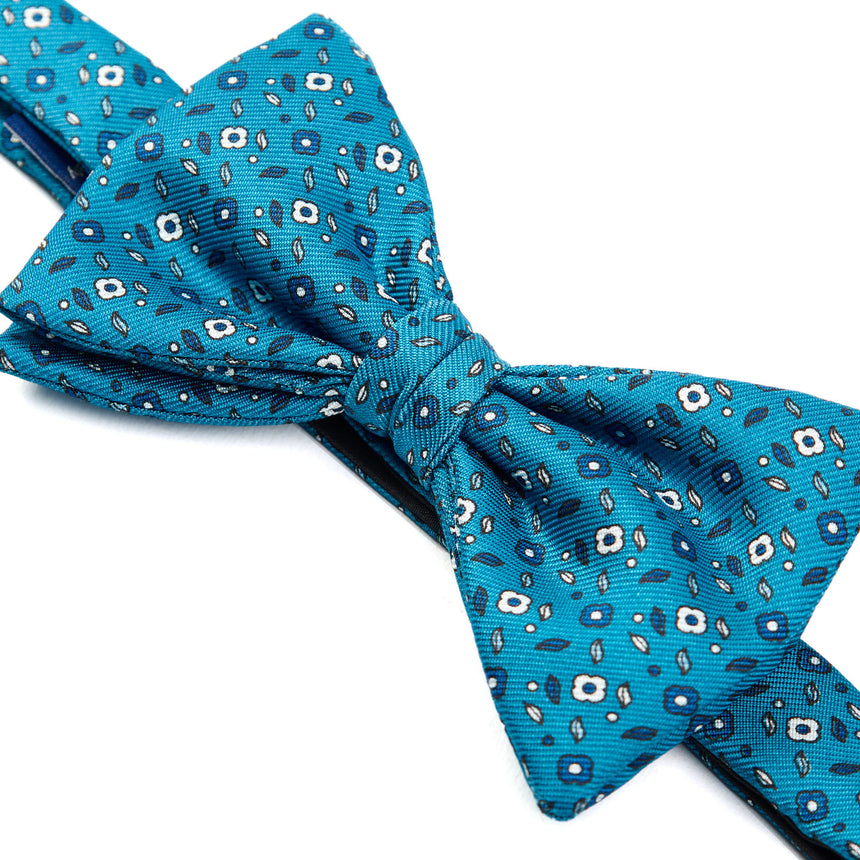 MID BLUE PRE-KNOTTED BOWTIE