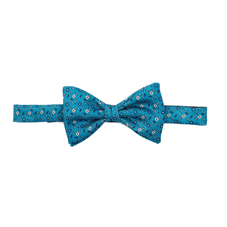 MID BLUE PRE-KNOTTED BOWTIE
