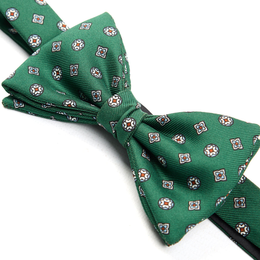 DARK GREEN PRE-KNOTTED BOWTIE