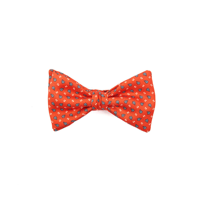 RED PRE-KNOTTED SILK BOWTIE