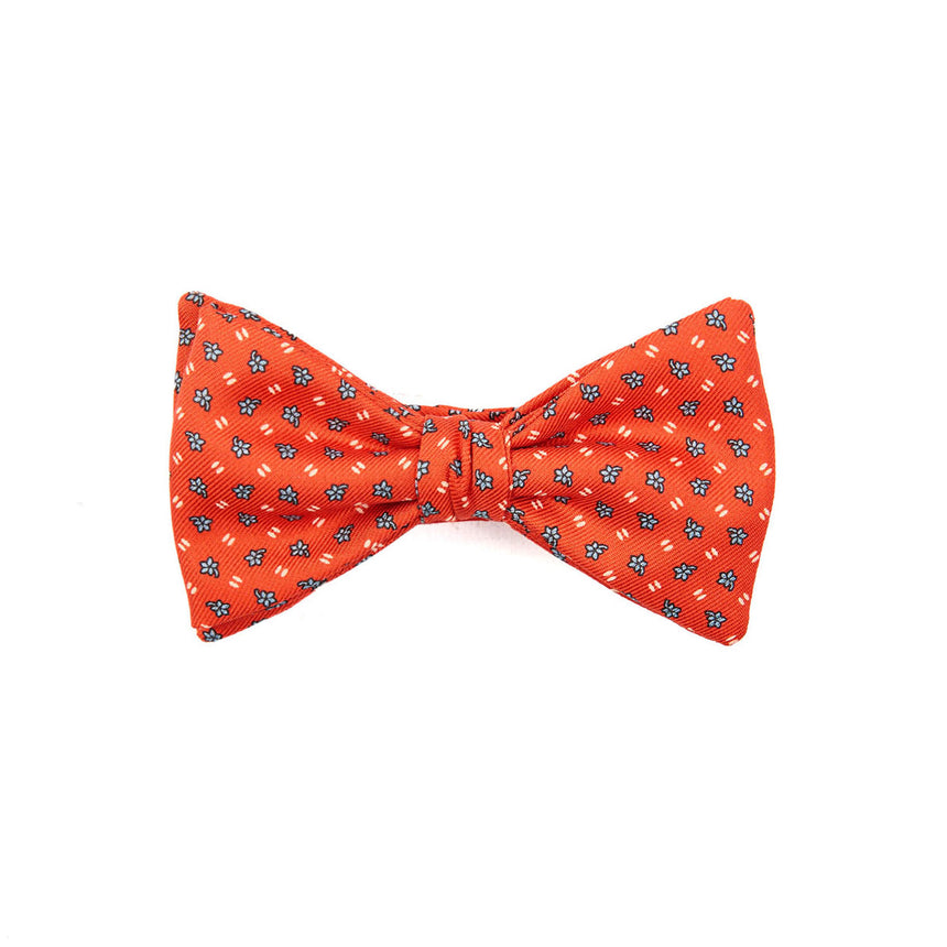 PAPILLON ANNODATO IN SETA ROSSO