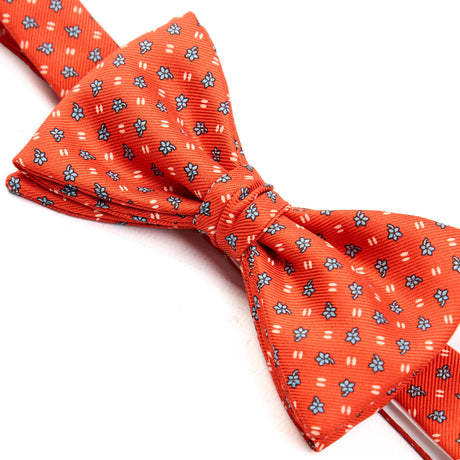 RED PRE-KNOTTED SILK BOWTIE