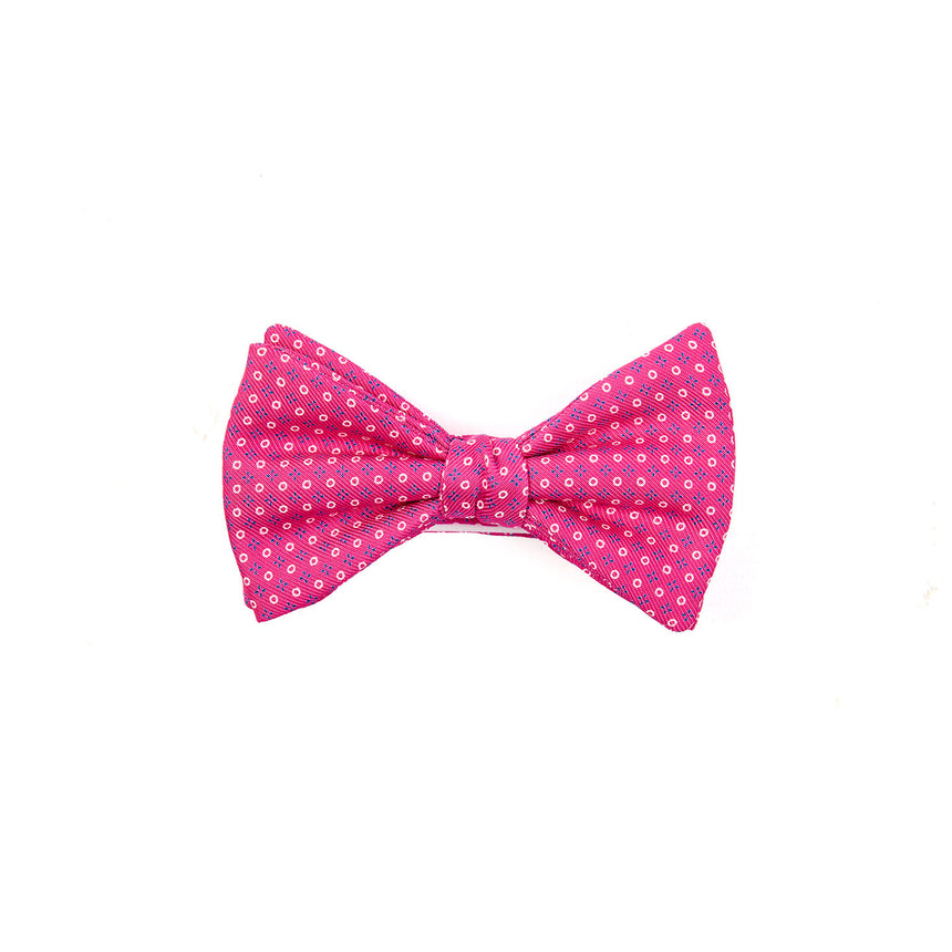 PAPILLON ANNODATO IN SETA FUCSIA