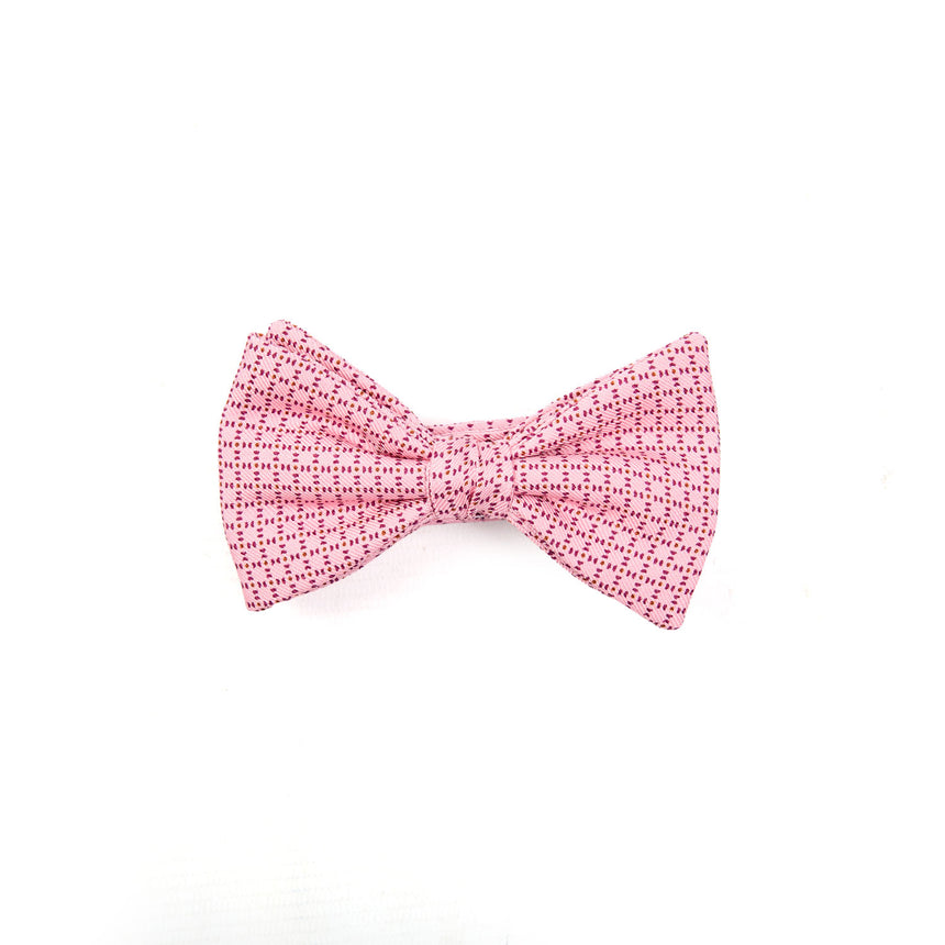 PAPILLON ANNODATO IN SETA ROSA