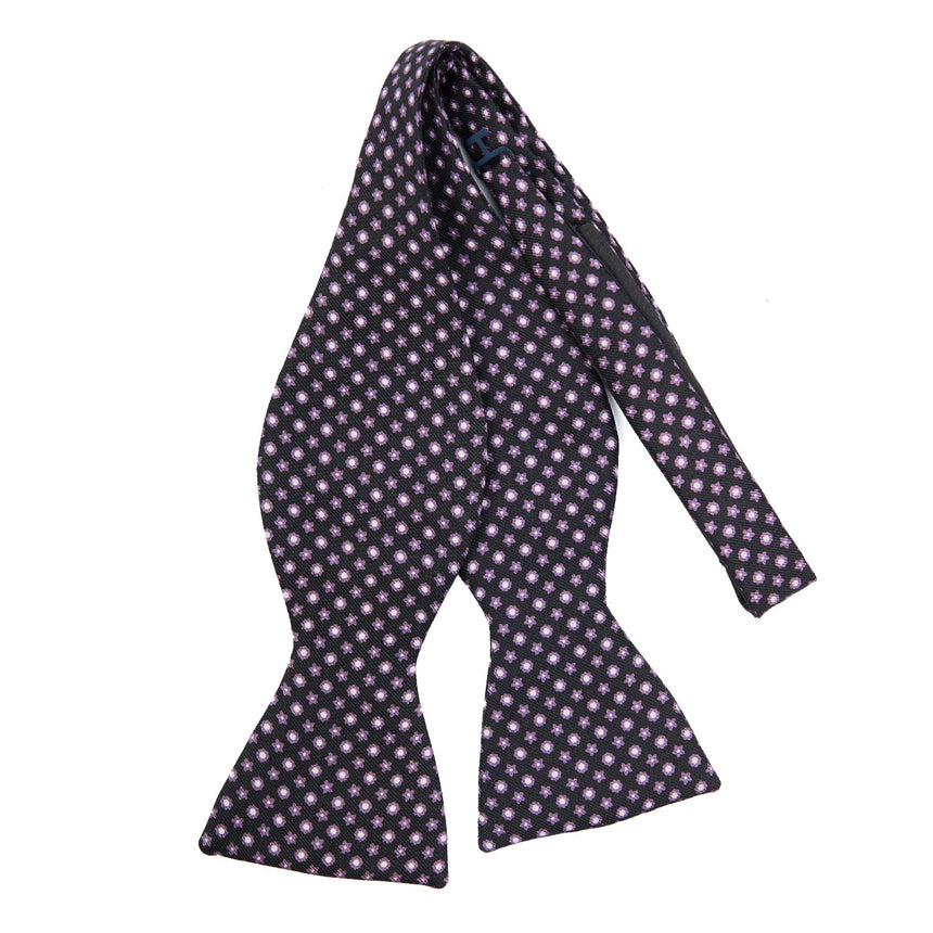 PAPILLON DA ANNODARE IN SETA NERO