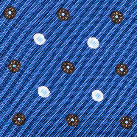 BLUE SILK BOWTIE TO SELF-TIE