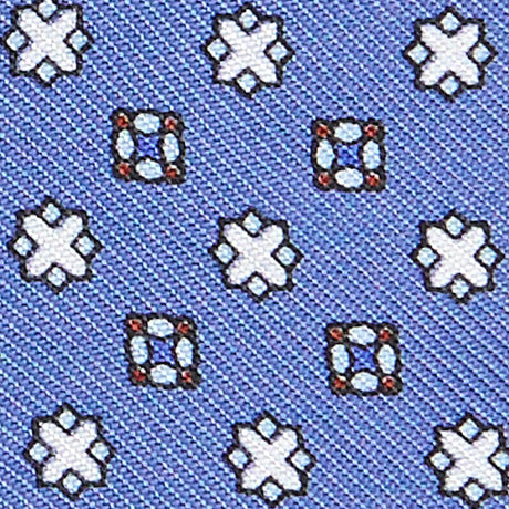 POWDER BLUE SILK BOWTIE TO SELF-TIE