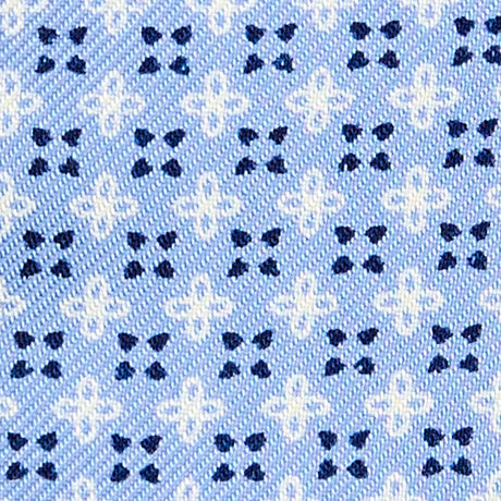 LIGHT BLUE SILK BOWTIE TO SELF-TIE