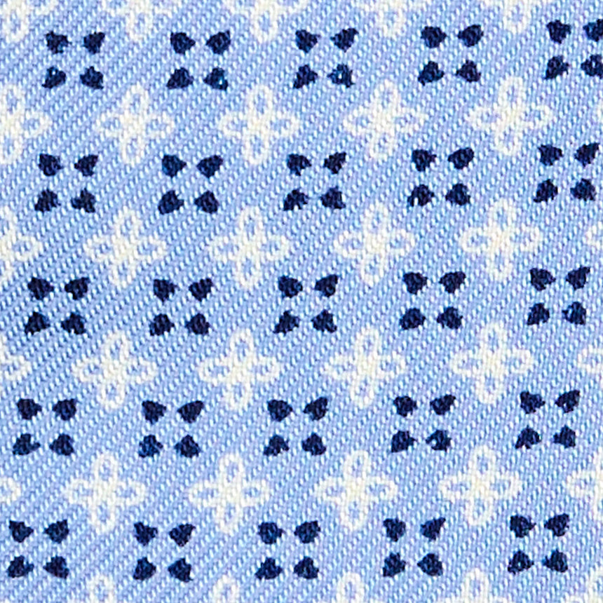 PAPILLON DA ANNODARE IN SETA AZZURRO 