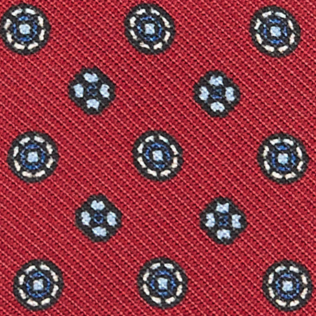 BURGUNDY SILK BOWTIE TO SELF-TIE