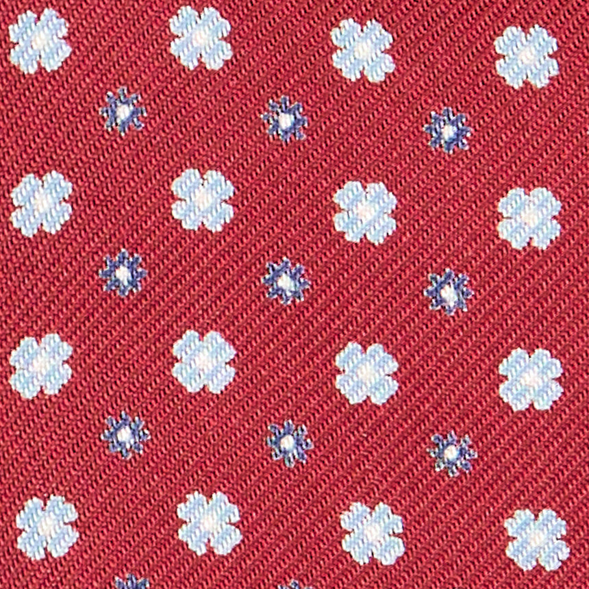 BURGUNDY SILK BOWTIE TO SELF-TIE