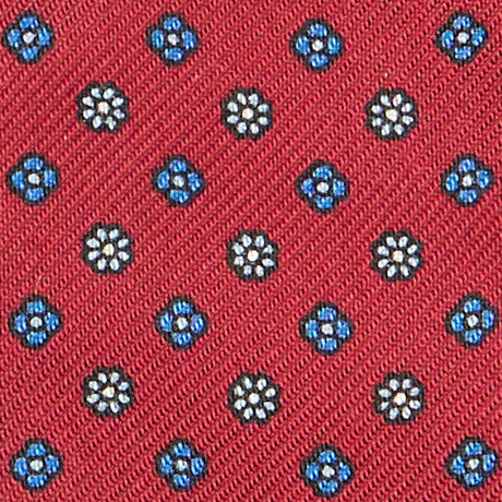 BURGUNDY SILK BOWTIE TO SELF-TIE