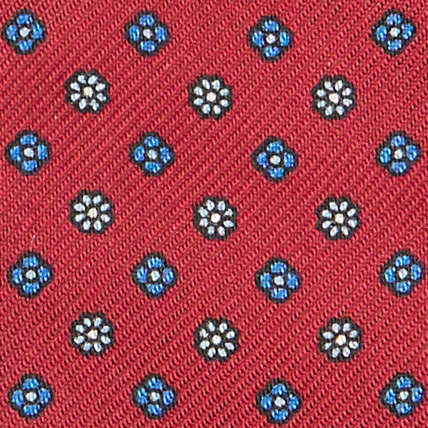 BURGUNDY SILK BOWTIE TO SELF-TIE