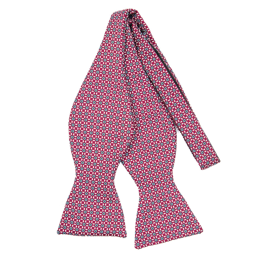 PAPILLON DA ANNODARE IN SETA BORDEAUX