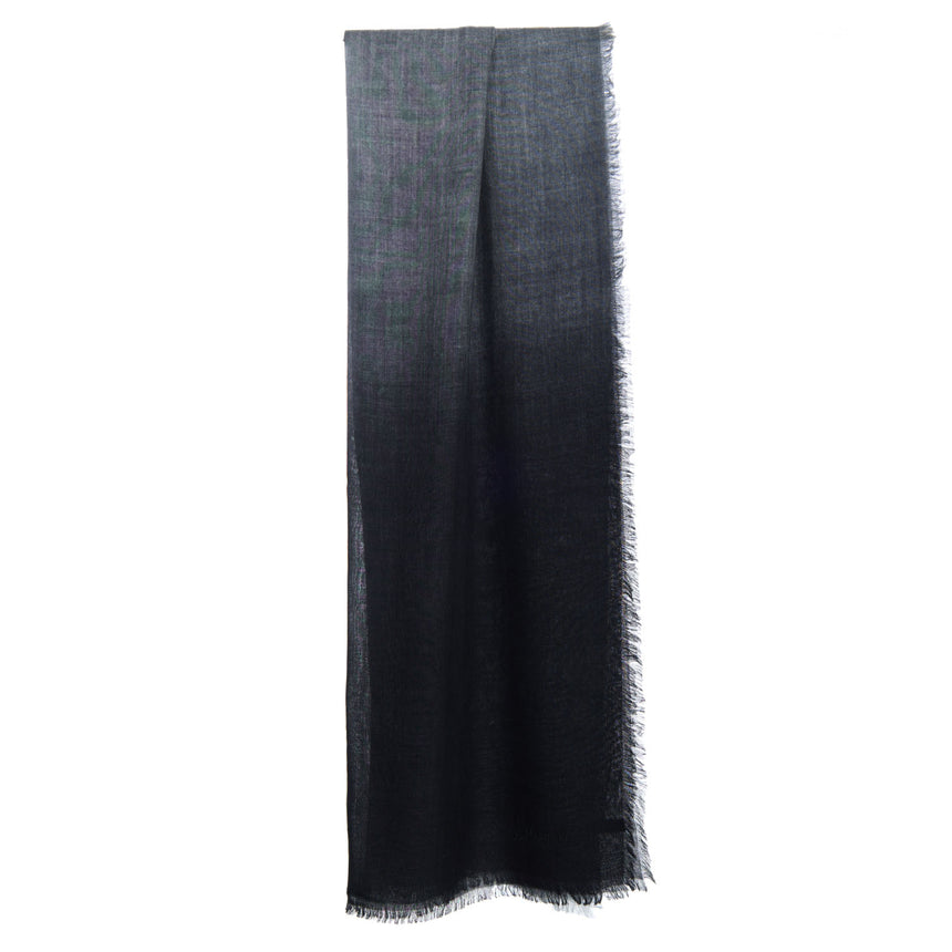BLACK AND GREY CASHMERE PASHMINA