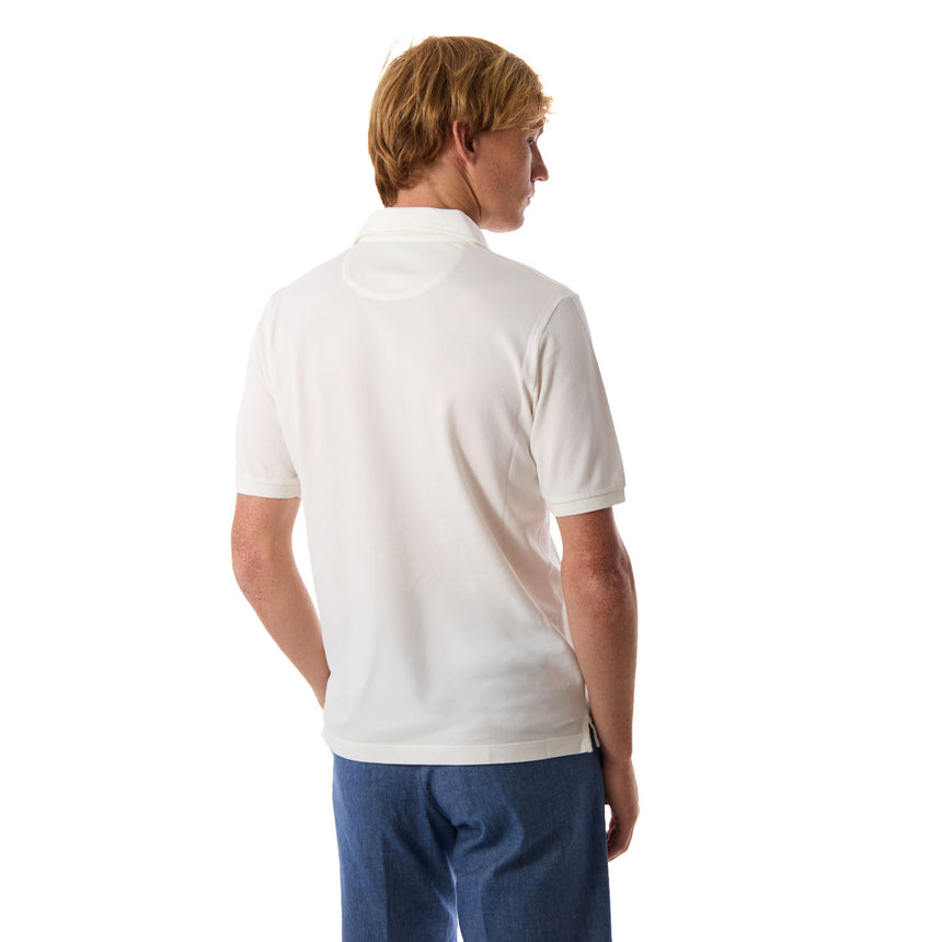 POLO MANICA CORTA BIANCA