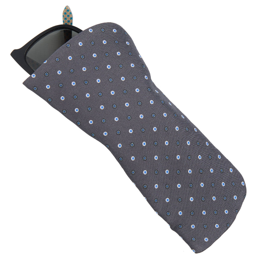 DARK GREY GLASSES CASE