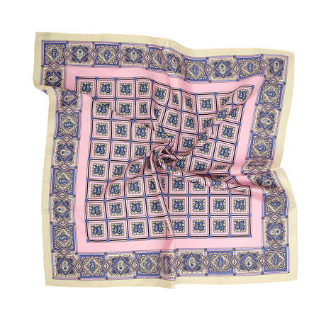 PINK SILK SCARF 65