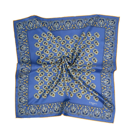 POWDER BLUE SILK SCARF 65