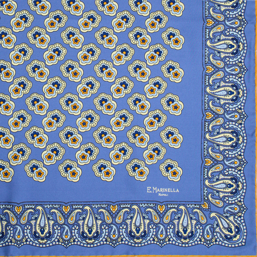 POWDER BLUE SILK SCARF 65