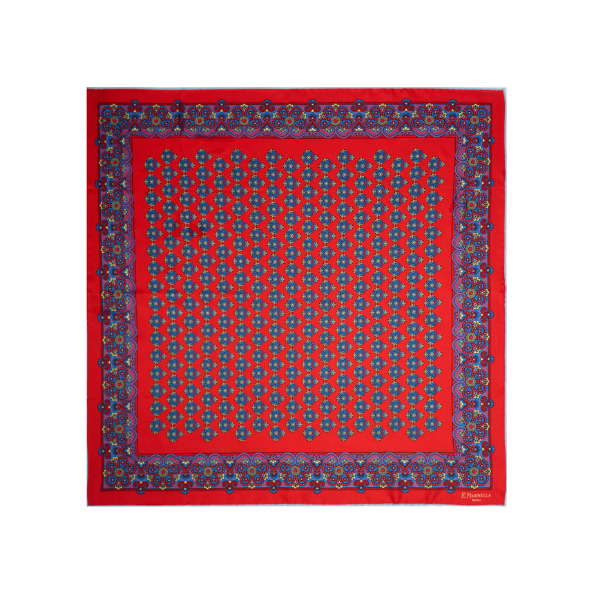 RED SILK SCARF 65